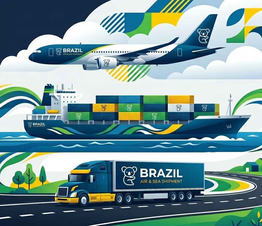 Brazil Air & Sea Shipment — Transporte